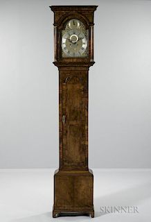 George II Burlwood Tall Clock