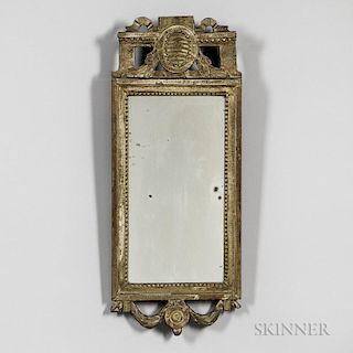 Continental Neoclassical-style Gilded Mirror