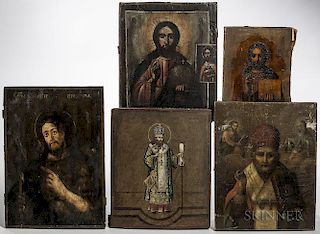 Five Orthodox Icons