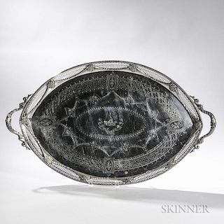 Victorian Silver-plated Tray