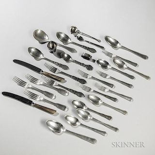Group of Assorted Danish Silver Flatware
