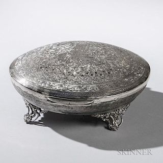 Egyptian .900 Silver Tureen