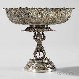 Southeast Asian Silver Compote