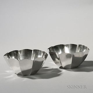 Two Modern Tiffany & Co. Sterling Silver Bowls