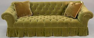 Custom tufted sofa. wd. 88in.