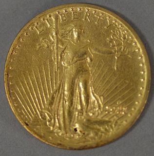 1911D St. Gaudens $20 gold coin.