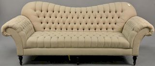 Cambridge Collection tufted sofa. wd. 97in.