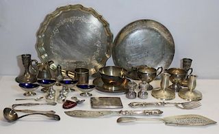 STERLING. Large Grouping of Assorted Silver Hollow