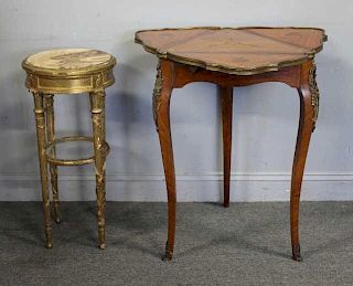 Lot of 2 French 19 Century Tables To Inc A ,