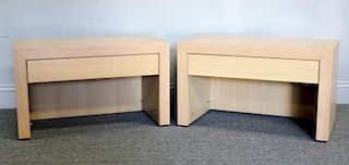 Pair of Linge Roset Side Tables / Night Stands.