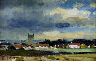Roy Petley Impressionist O/B Landscape Painting