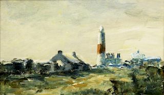 Robert Hay Portland England Lighthouse Painting