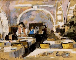 John Tookey Royal Academy Restaurant Painting