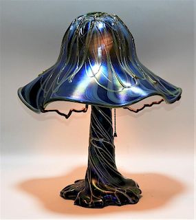 Tom Arnold Phoenix Studios Art Glass Table Lamp