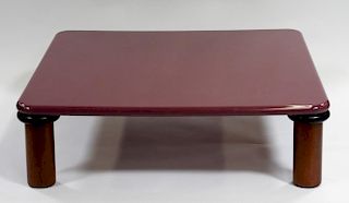 LG American MCM Purple Lacquered Coffee Table