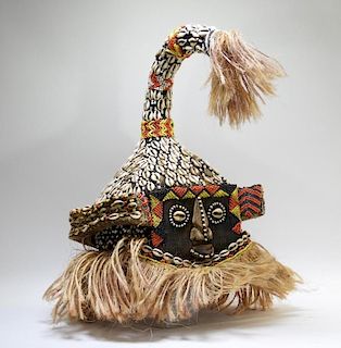 Papa New Guinea Sepik River Tribal Shell Mask