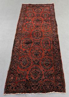 Antique Oriental Persian Sarouk Carpet Runner