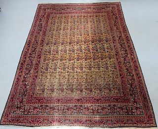 Persian Khorasan Signed Carpet Rug