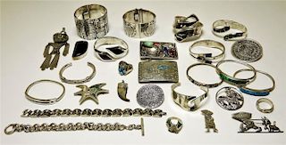 Group of Various Mexican Sterling Silver Articles