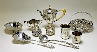 American and European Silver Table Articles