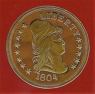United States 1804 Capped Bust Replica Gold Coin