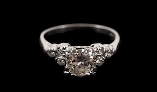 Ladies Platinum & Diamond Ring