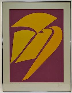 Jack Youngerman Abstract Signed Lithograph