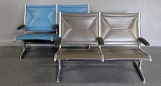 Lot of 2 Eames; Herman Miller Airport Benches.