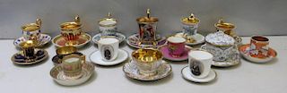 Lot Of Assorted Antique Cups and Saucers