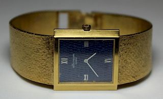 JEWELRY. Men's 18kt Gold Patek Philippe Watch.