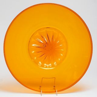 Monumental Venini Soffiato Art Glass Fruit Bowl