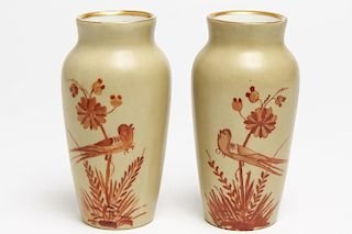 2 Dahl Jensen Copenhagen Vases, 1930s
