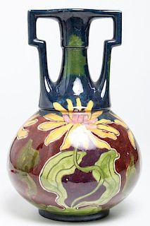 Old Moravian Austrian Pottery Vase Jug