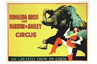 Vintage Ringling Brothers & Barnum & Bailey Poster