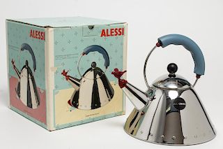 Alessi Michael Graves Bird Whistle Kettle, 1985