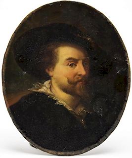 After Rubens, Self-Portrait by Stobwasser, 19th C.