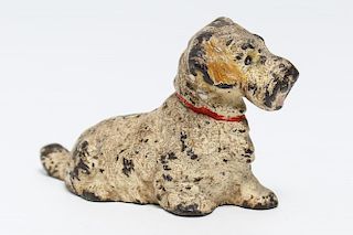 Bronze Cold Painted Figure of a Dog