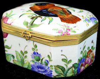 Italian Porcelain Hinged Box