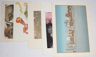 5 Assorted Color Prints & Lithographs
