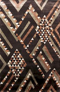 Extremely Fine Mid Century Design Contemporary Rug