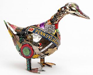 Leo Sewell (American, b. 1945) Duck Sculpture
