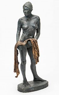 25" Rhoda Linna Figural Nude Sculpture