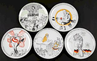 5 Rosenthal Porcelain Limited Edition Plates