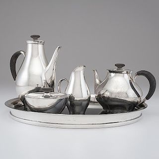 Gorham Modernist Sterling Tea & Coffee Service