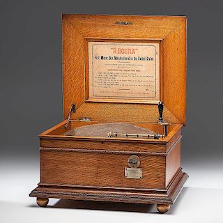 Regina Coin-Operated Disc Music Box