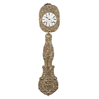 Ledoux French Brass Wall Clock