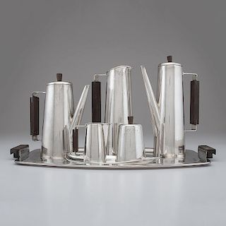 Mexican Modernist Sterling Coffee Service