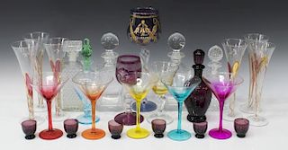 HUGE COLLECTION GLASS BAR, TABLE & STEMWARE