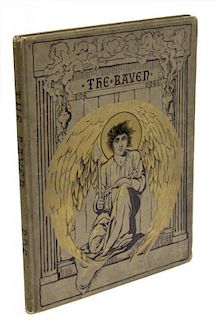 BOOK: POE "THE RAVEN" ILLUS. GUSTAVE DORE' 1884