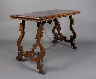 Italian Baroque Style Walnut Refectory Table